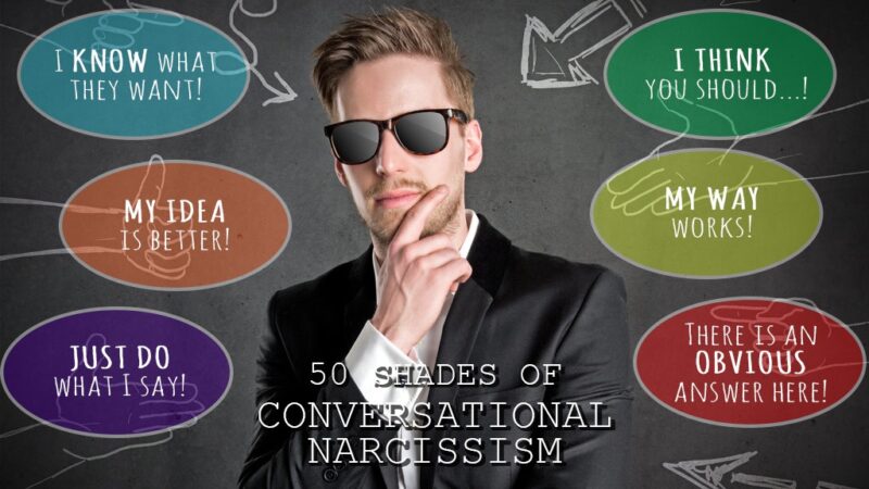 50 Shades of Conversational Narcissism